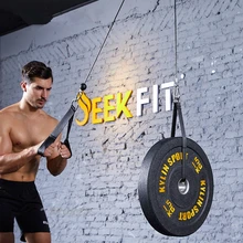 Тренажер-ролик для фитнеса, Трицепс-бластер, ручной силовой тренажер, оборудование для домашнего спортзала и тренировок, 2,5 м, Проволочный Трос F2031