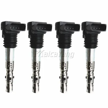 

4PCS 06B905115R Ignition Coil For VW Jetta Golf GTI MK4 Passat B5 Beetle Polo Audi A4 A6 A8 TT Allroad Octavia 1.8T 3.0 V6