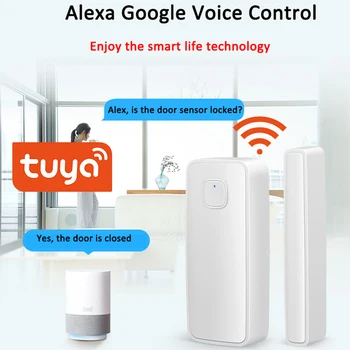 

Tuya Smart WiFi Door Sensor Door Open / Closed Detectors Compatible With Alexa Google Home IFTTT Tuya/Smar tLife APP