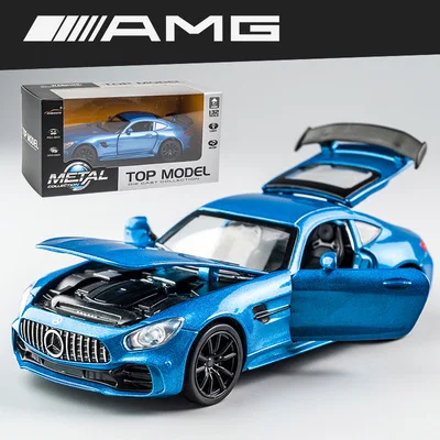 F 1/32 масштаба спортивный автомобиль модель Роскошная текстура моделирование сплав литьё под давлением модель автомобиля игрушка движения дисплей работ детей потяните игрушки - Цвет: F