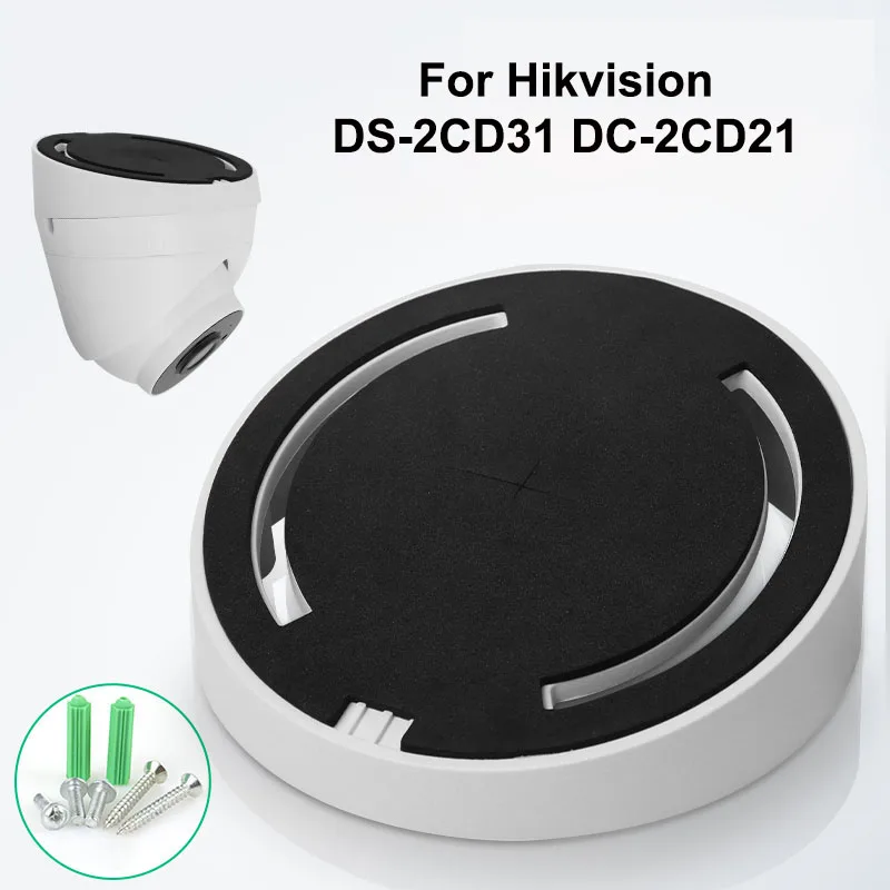 

Hikvision Dome Camera CCTV Bracket DS-1259ZJ Ceiling Mounting Bracket Angled Base Mount for DS-2CD31 and DC-2CD21 Series Camera