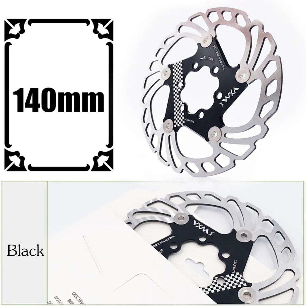 VXM колодки тормозного диска 140/160/180/203 мм велосипедный тормоз роторы MTB охлаждающий поплавок велосипед с дисковым тормозом аксессуаров поплавок колодки тормозного диска