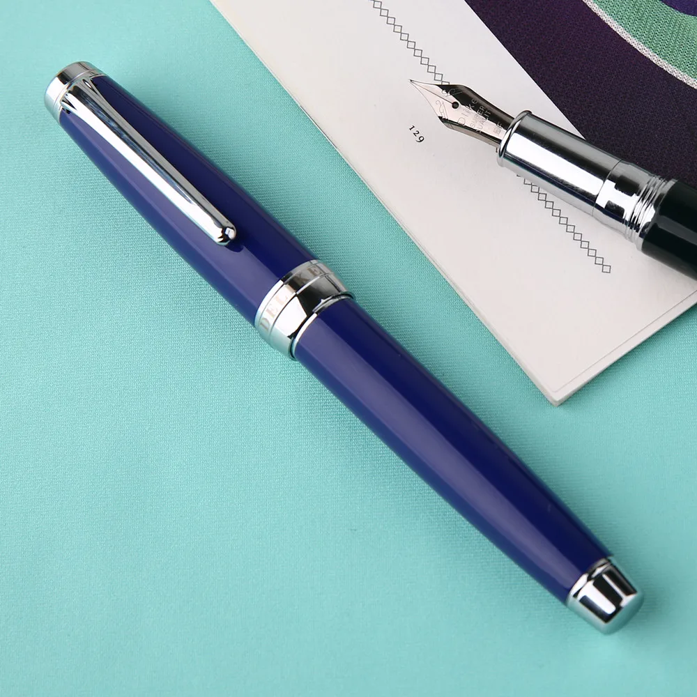 Majohn New Moon 3 Fountain Pen Metal Lacquer Ink Pen  Iridium EF 0.38mm /EF Bent Nib 0.6mm Writing Pen Office Supplies 3