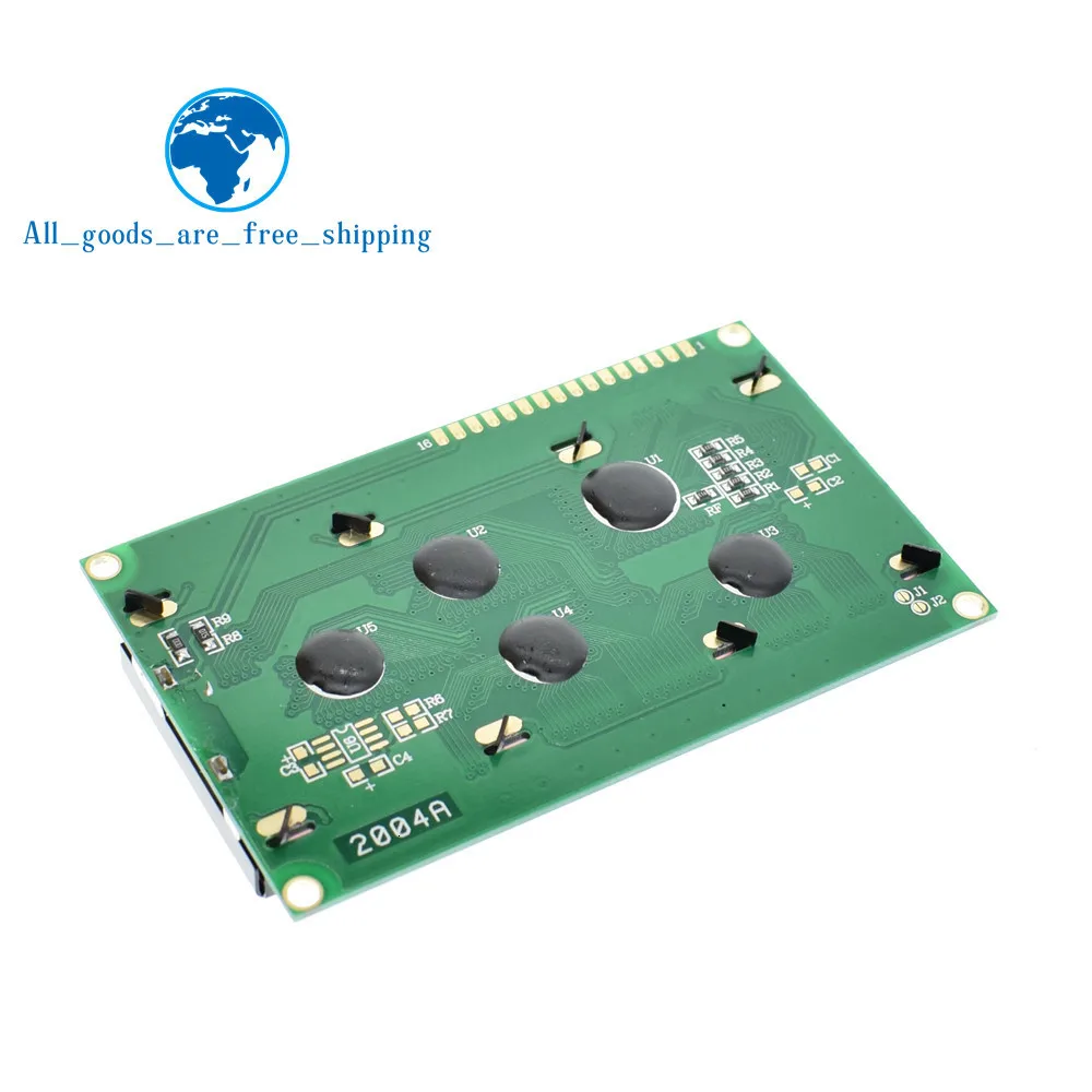 Lcd 2004+ igc 2004 20x4 2004A синий/зеленый экран HD44780 символ lcd/w IIC/igc последовательный интерфейс модуль адаптера для Arduino