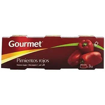 

Gourmet - Pimientos rojos - 3 x 60 g