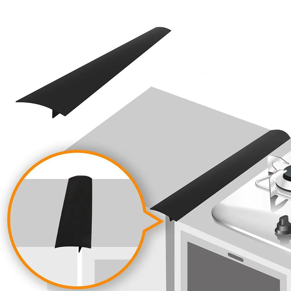 

Self Adhesive Silicone Waterproof Anti Dust Kitchen Stove Counter Gap Cover Magic Sealing Tape Seal Strip 21 inch