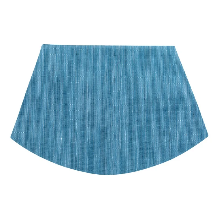 Blue Подстаканник, Настольная чашка, коврики, креативная форма вентилятора, Экологические ПВХ подставки для напитков, термостойкие, европейский стиль, коврик для стола - Цвет: Blue