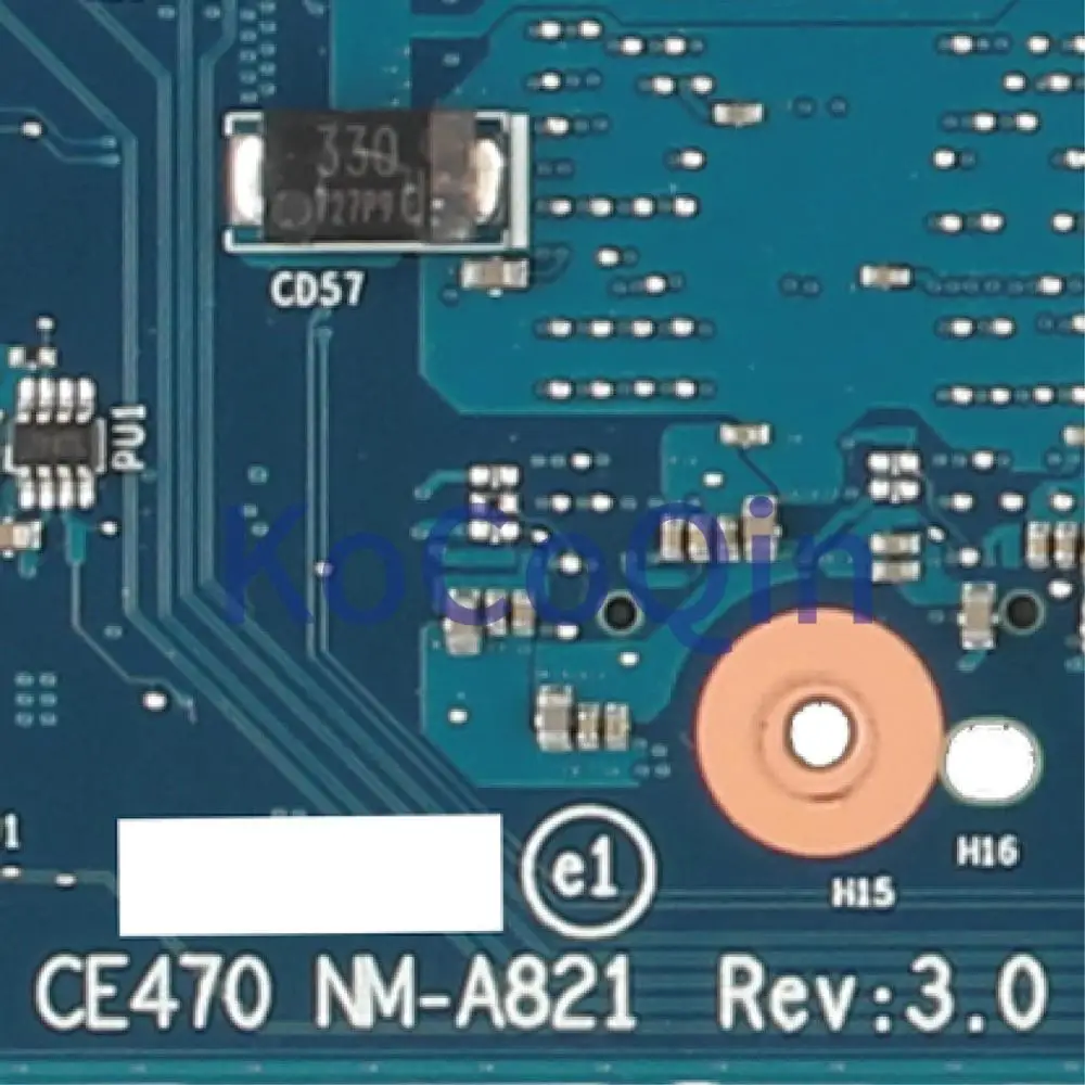 KoCoQin материнская плата для ноутбука LENOVO Thinkpad E470 материнская плата SR2EY i5-6200U 01HY288 NM-A821