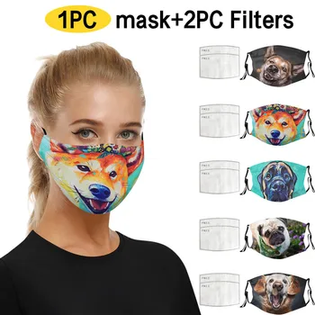 

Adults Facemask Windproof Face Shield Cloth Washable Mouth Mask Reusable Face Mask Breathable Face Shield mondmaskers Cubrebocas