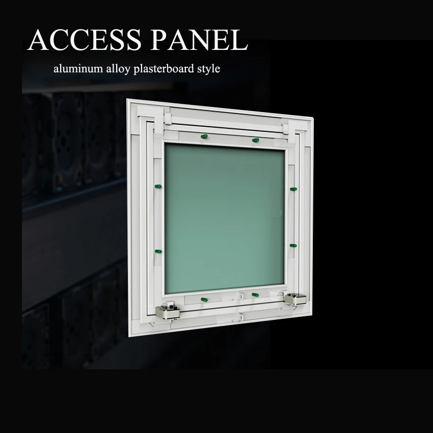 

Панель доступа к стенам, дверь из алюминиевого сплава и гипсокартона, 450*450 мм, имеет защелку для туалета или нижнего отверстия