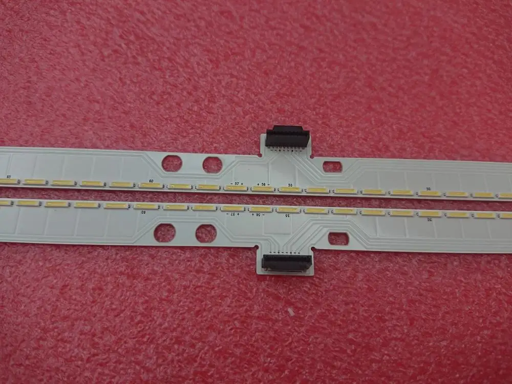 

New 2 PCS/lot 84LED 605mm LED backlight strip for LG 55UH950V 6916L-2401A 6916L-2402A 55"V16 AS2 2401 2402 REV1.4 R L Type