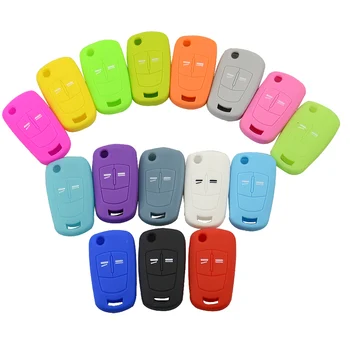 KeyforkessPer Opel Astra H Corsa D j Insignia G Vectra C Mokka Zafira Caso Della Copertura Del Silicone di Chiave Dell'automobile Chiave 2 pulsante - YIQIXIN Per Opel Astra H Corsa D j Insignia G Vectra C Mokka Zafira Caso