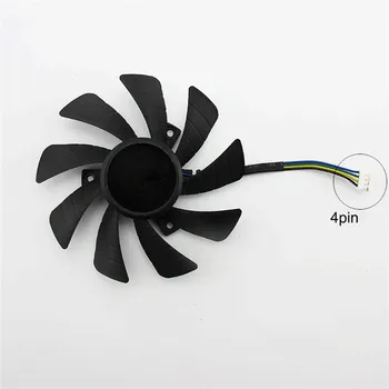 

Graphics Card Cooling Fan Replacement T129215SH 4Pin Cooler Fan for GeForce GTX 1060 Mini 3GB ITX Repair Kit