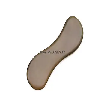 

7pc/set Natural Horn Guasha Board Scraping Plate Massage Tool Spa Acupuncture Point Scraper Body Massager Chinese Traditional
