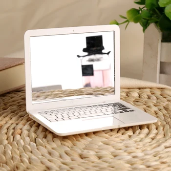 

Notebook mirror New indestructible portable anti-fall stainless steel mirror makeup mirror birthday gift