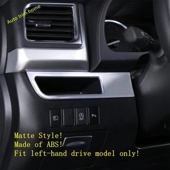

Lapetus Interior Refit Kit Dashboard Left Side Sequins Control Frame Cover Trim Fit For Toyota Highlander KLUGER 2014 - 2019 ABS