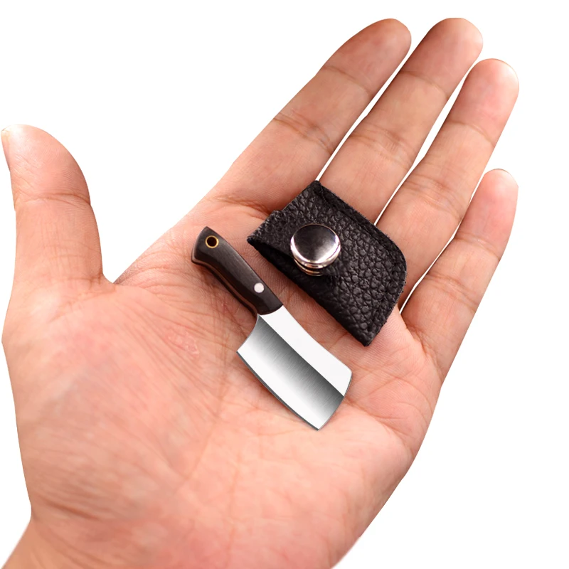 

Survival Pocket Knife Mini Hunting Outdoor Knife Keychain Microtech Wooden Neck Knife Set a knives Camping Key Steel Blade