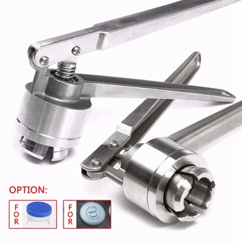 

Stainless Steel Manual Vial Crimper Hand Sealing Machine for Crimping 20Mm Flip Off Caps for Aluminum Caps