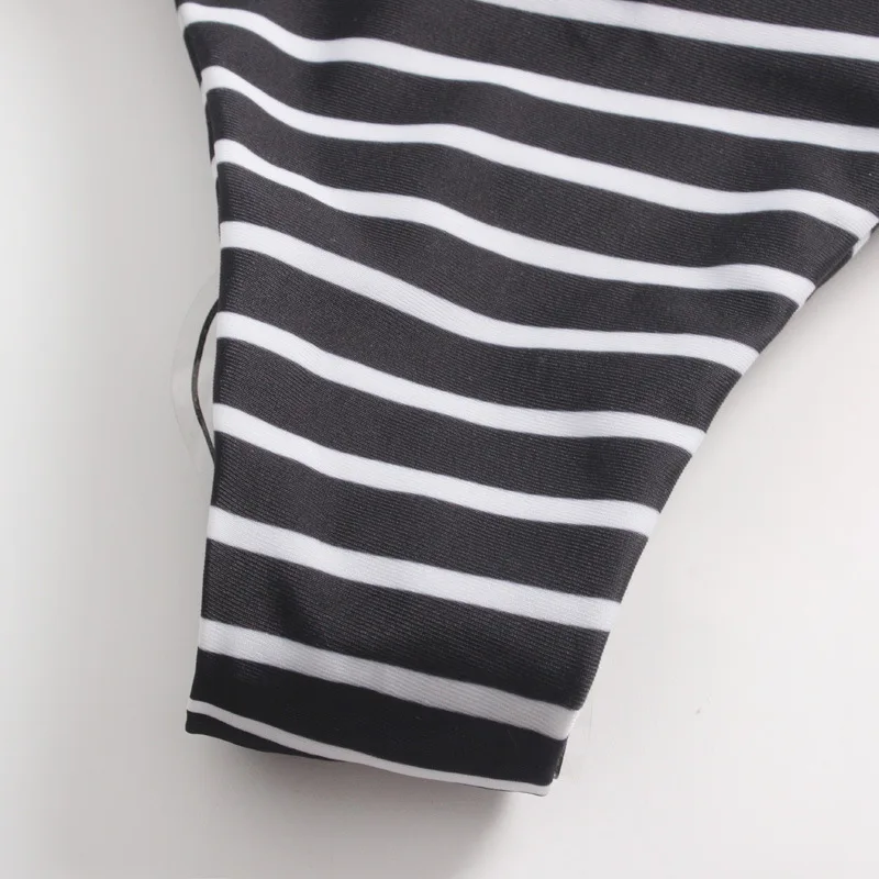 Strapless Bikini 2020 Mujer Swimwear Women Sexy Bathing Suit Two Piece Cut Out Top Striped Bandeau Swimsuit Push Up Biquini S-XL