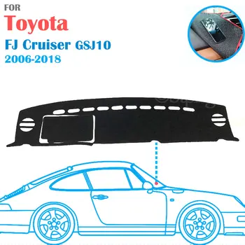 

for Toyota FJ Cruiser 2006~2018 GSJ10 Car Dashboard Cover Auto Non-slip Dash Mat Silicone Protective Pad 2007 2008 2009 2010