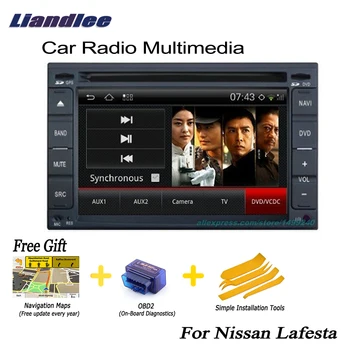 

Liandlee 2 din Car Android GPS Navi For Nissan Lafesta 2004~2012 Navigation Maps Radio CD DVD Player Audio Video Stereo OBD2 TV