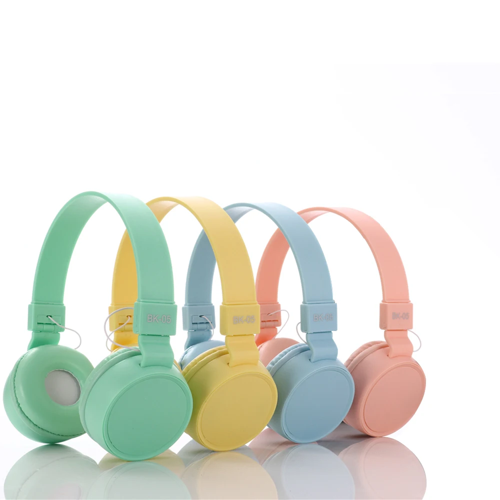 Foldable adjustable PU leather Stereo Headset Earphone Over Head Headphones Super Bass 3 5mm jack With MIC Fashion Sports GT