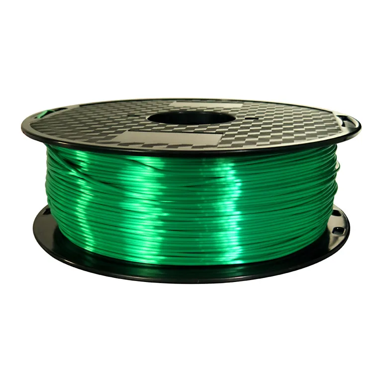 silk jade green Шелковая нить PLA 1,75 мм 1 кг нить для 3d принтера шелковистая блестящая 3d-ручка материалы для печати Блестящий металлический металлик как на ощупь pla CCI - Цвет: silk jade green