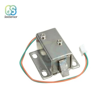 

DC 12V 350mA Mini Electromagnetic Lock Storage Cabinets Electronic Lock Electric Bolt Lock Drawer File Cabinet Lock