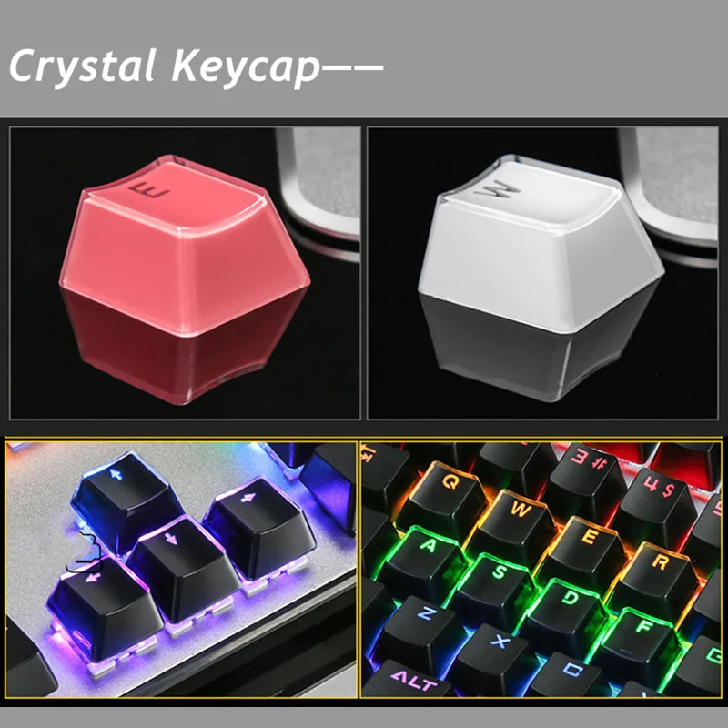 104 Klawisze Uniwersalna Klawiatura Mechaniczna Crystal Keycap Set dla Majsterkowicz w Klawiatura MSI / Cherry / Logitech Description Image.This Product Can Be Found With The Tag Names Cheap rodki do czyszczenia komputerw, High Quality Komputer i biuro, Komputer i biuro, Quality Gaming Keyboard, Rodki do czyszczenia komputerw