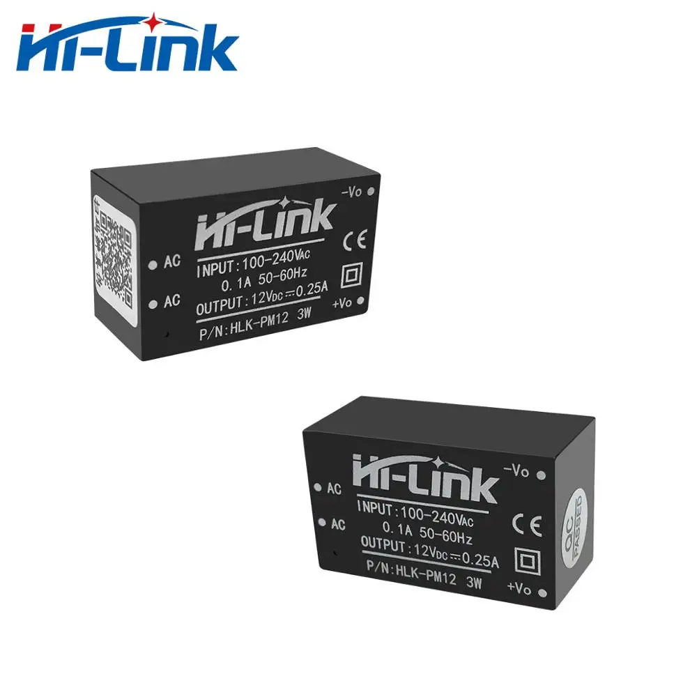 20 шт. Hi-Link переменного тока постоянного 12В 3Вт HLK-PM12 Шаг вниз импульсивный источник