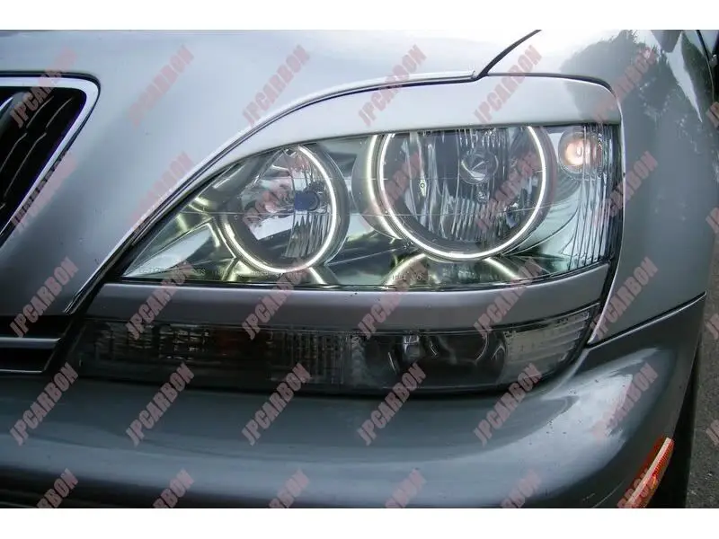 Неокрашенные стеклопластиковые фары Брови Веки для 1998-2003 Lexus RX300 1999 2000 02