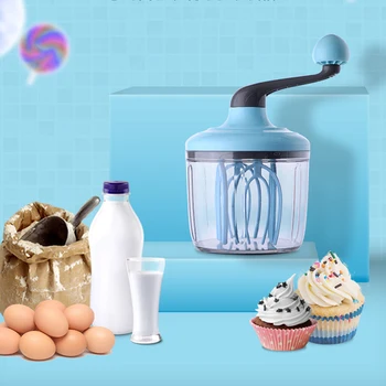 

Egg Beater Whisk Hand Stirring Cream Butter Mixer Kitchen Gadgets Multifunctional Hand-Cranked Egg Cream Whisk Kitchen Supplies