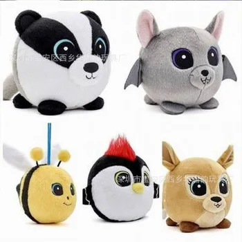 

Funny Sweetie animal plush toy Badger Bat Deer Woodpecker Little Bee stuffed dolls kid christmas birthday gift gang slodziakow