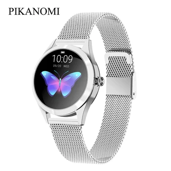 

Women Bluetooth Smart Watch KW10 Heart Rate Blood Pressure Monitor Fitness Tracker IP68 Waterproof Sport Wrist Watch For Lady