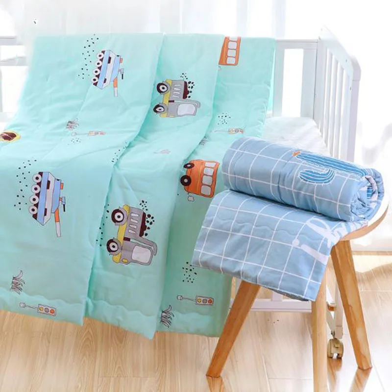 Хлопковое одеяло для новорожденных, детское теплое Пеленальное Одеяло, одеяло для коляски, детское стеганое одеяло для детей