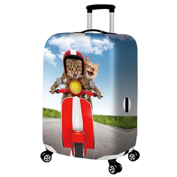 

Cute Animal 3D Pattern Luggage Protection Elasticity Covers Luggage Cover For 18-32 Inch Case Thicken Travel Accessories