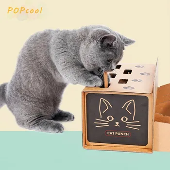 

Fight Gophers for Cat Interactive Toys for Cats Scratcher Interesting Products Cat Scratching Post Pet Toys Kittens Products