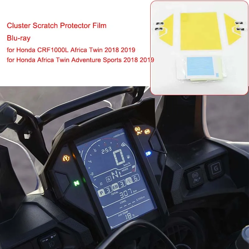 2018 2019 Африка Twin CRF1000L кластер Защита от царапин пленка Спидометр защита для Honda