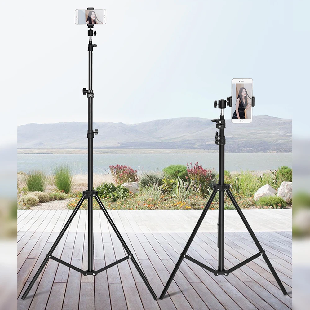 Live Photo Blogger Foldable Tripod iPhone Huawei Mobile Phone Smartphone Tripods Phone 18 50 150 190cm Camera Stand