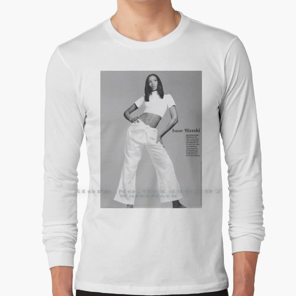 Beverly Peele: Posa T Shirt 100% Puro Cotone Beverly Peele Beverly Beverly P Modelli Modello 90S 90S Della Ragazza 90S 90S Modello Di Moda