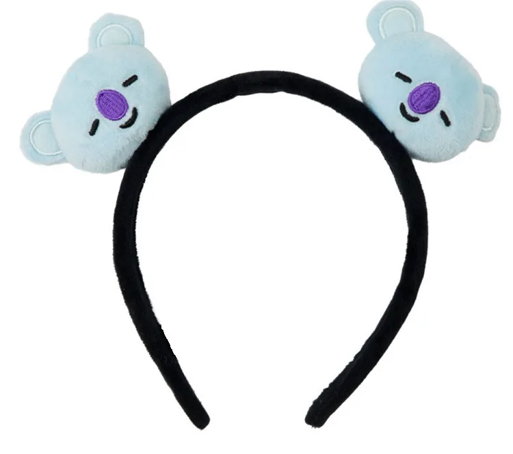 2 шт блестящая Милая концертная повязка на голову Pora Hairband рождественские аксессуары для волос на Хеллоуин шпилька уши Микки уши Минни Маус