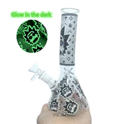 10 Polegada vidro narguilé estilo feito à mão vasos tubos de narguilé para fumar shisha accessorys narguille casa decoração presentes frete grátis