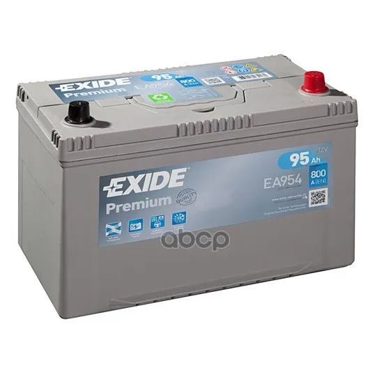 Аккумулятор Premium 12v 95ah 800a 306х173х222 Полярность Etn0 Клемы En Крепление Korean B1 EXIDE арт. EA954