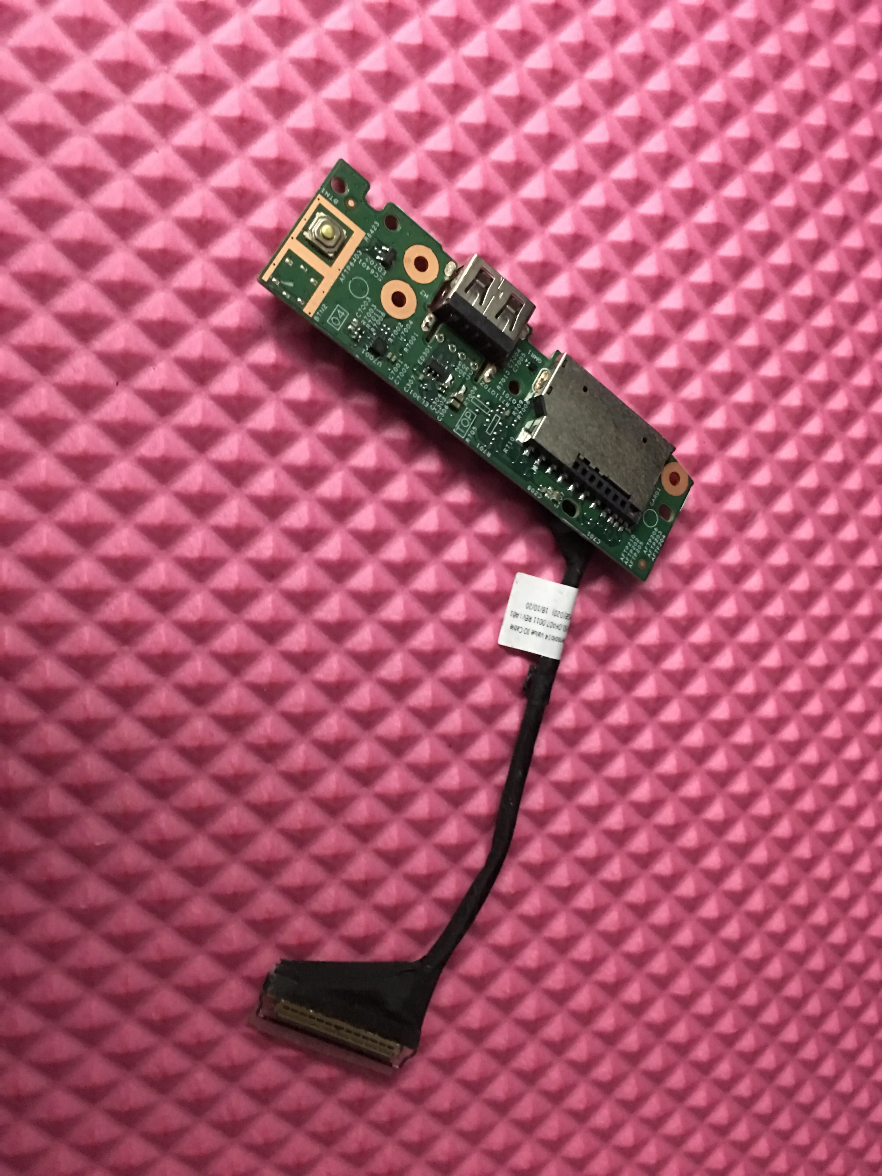 

Оригинал для Dell Inspiron 14 5481, кнопка питания, USB устройство для чтения SD-карт, IO монтажная плата 9WK02, телефон полностью протестирован