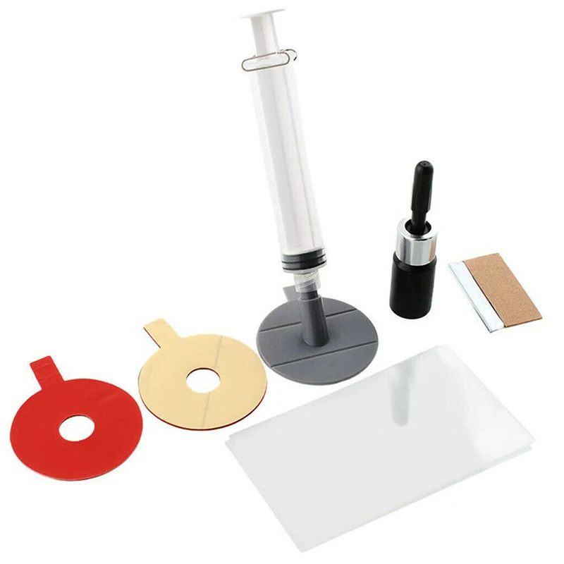 

Windscreen Windshield Repair Kit Tool Glass Corrector Crack Repairing for Car ENA88