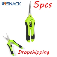 

5pcs Garden Pruning Shears Stainless Steel Pruning Scissors Cutter Fruit Picking Weed Home Potted Branches Pruner Dropshipping