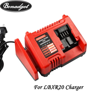 

Bonadget Rechargeable Li-ion Battery Charger For LBXR20 Black&Decker Replacement 12V 14.4V 18V 20V Power Tools Battery Charger