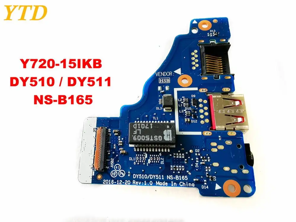 Для lenovo Y720-15IKB звуковая плата USB плата Y720-15IKB DY510 DY511 NS-B165 протестирована хорошая