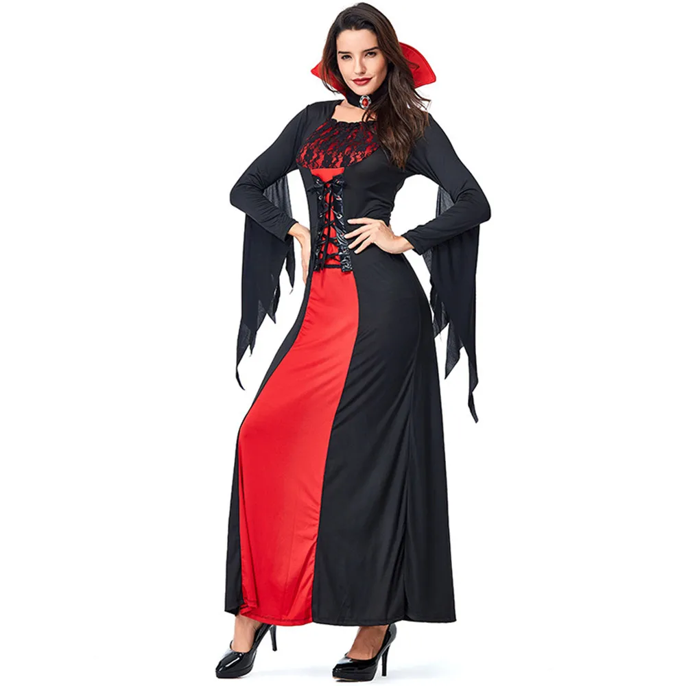 New festival Halloween Costume Sexy Vampire Costume Women Party Cosplay Gothic Halloween Dress Vampire Role Play Witch