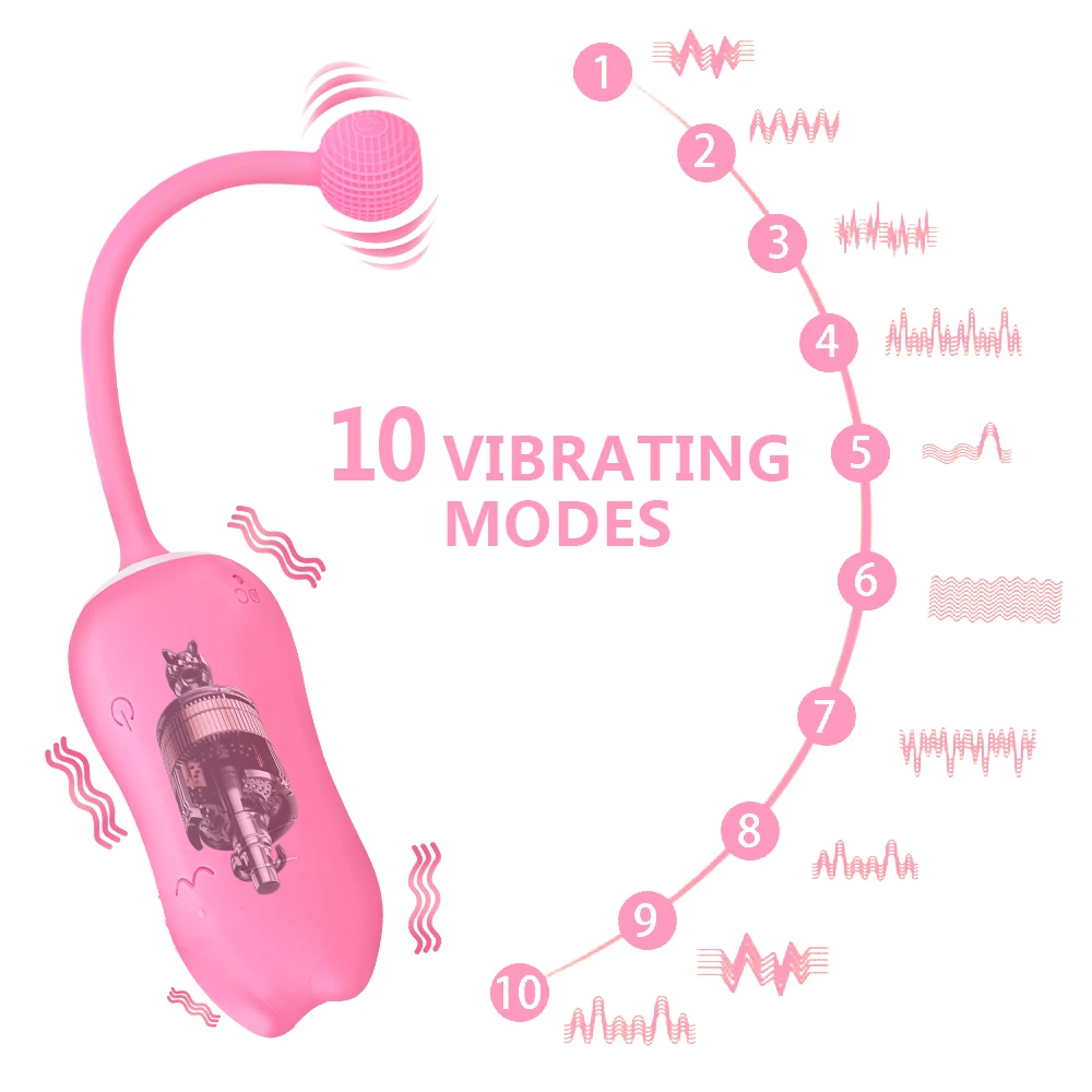 Vibrating Egg G-spot Massager And Clitoris Stimulation Vibrator_voghion.com